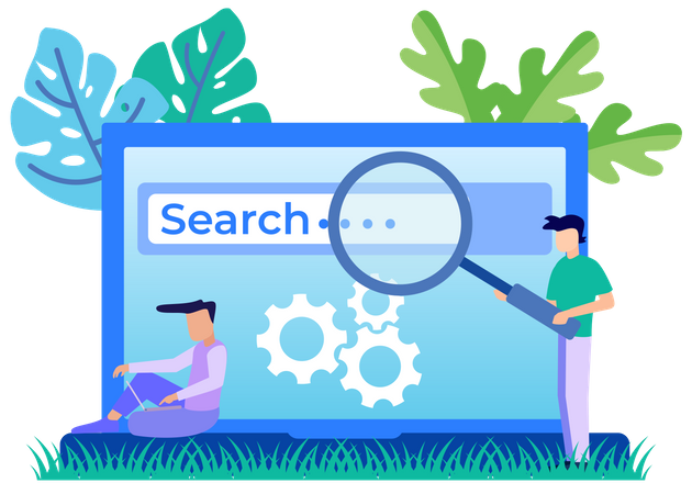 Search engine optimization Illustration