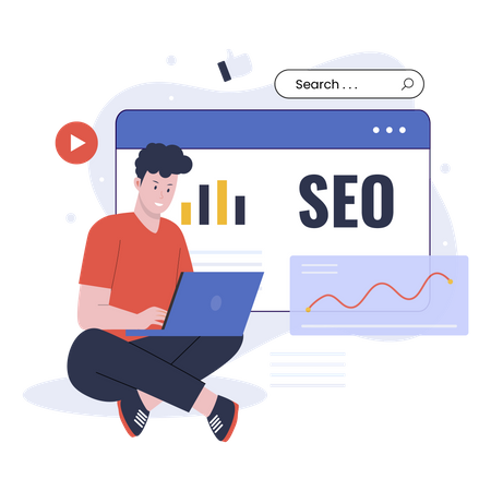 Search Engine Optimization  Illustration