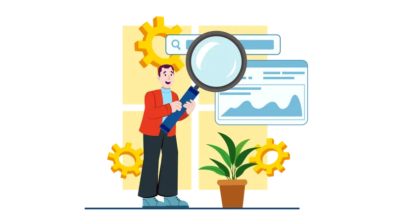 Search engine optimization  Illustration