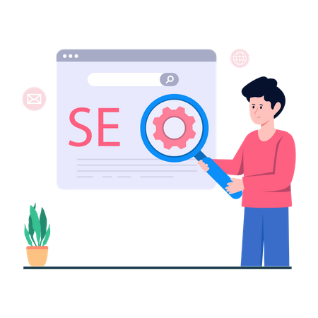 Search Engine Optimization  Illustration