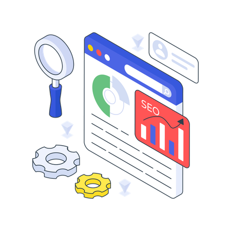 Search Engine Optimization  Illustration