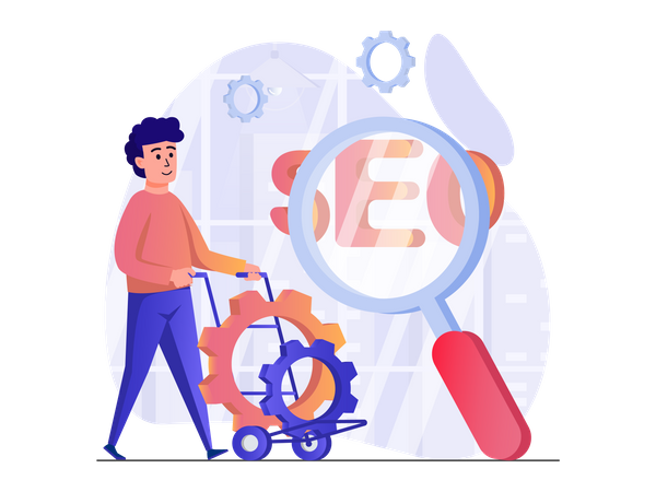 Search Engine Optimization  Illustration