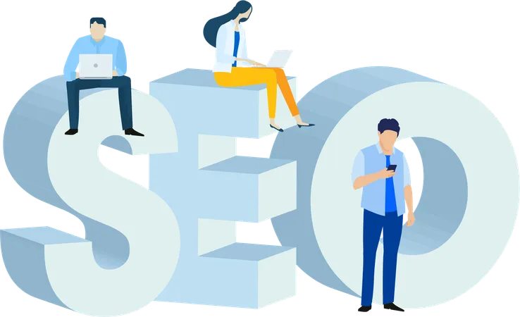 Search engine optimization  Illustration