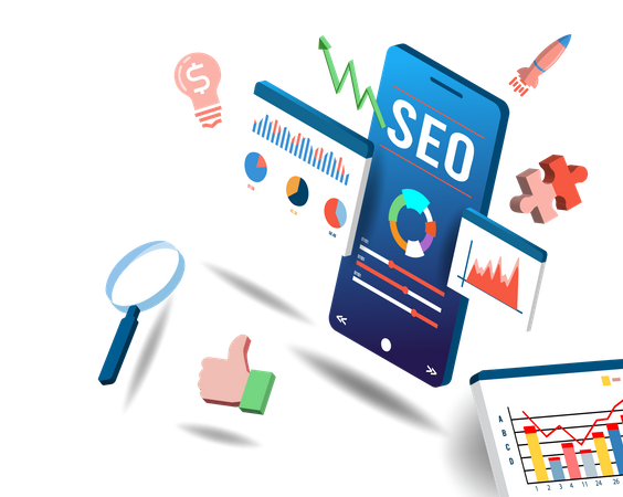 Search Engine Optimization  Illustration