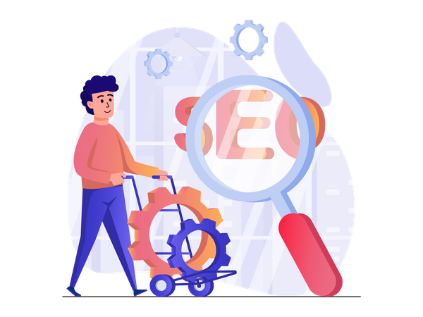 Search Engine Optimization  Illustration