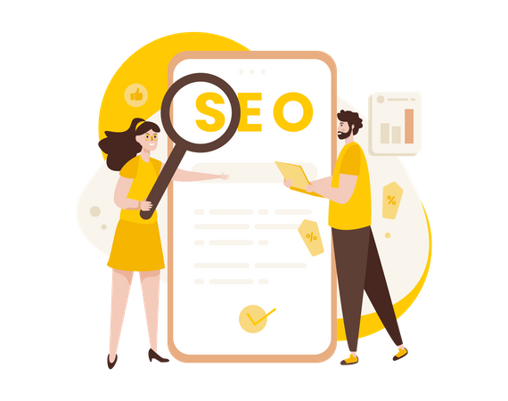 Search engine optimization  Illustration
