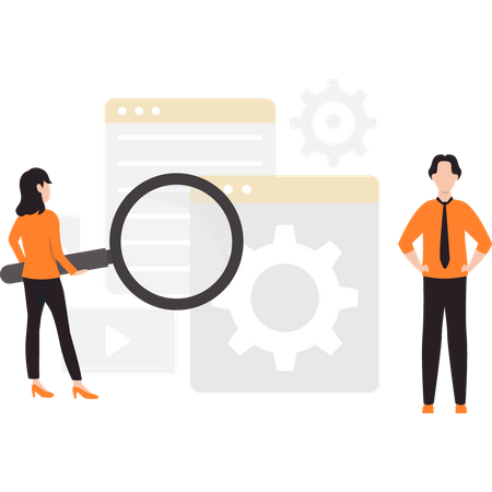 Search engine optimization  Illustration