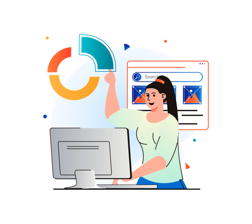 Search Engine Optimization  Illustration