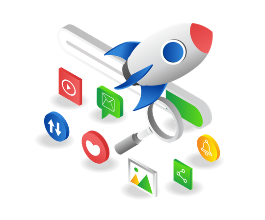 Search engine optimization  Illustration
