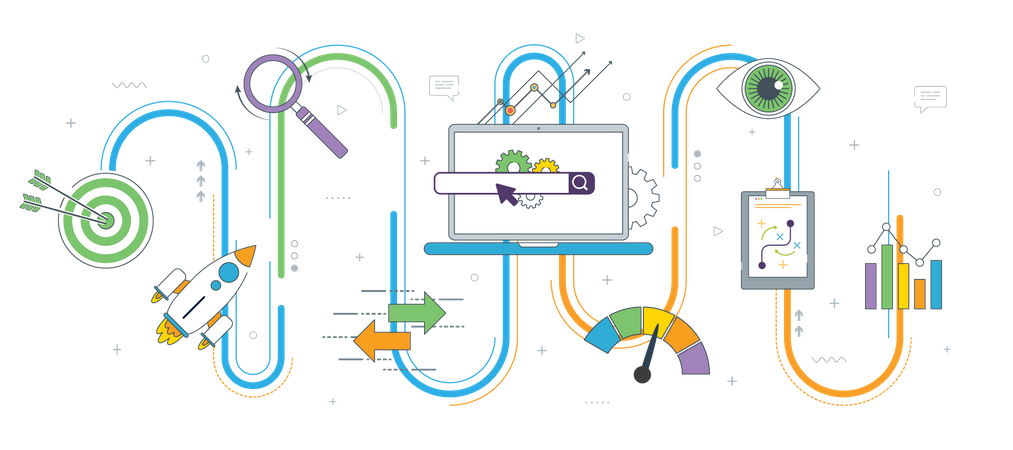 Search engine optimization  Illustration