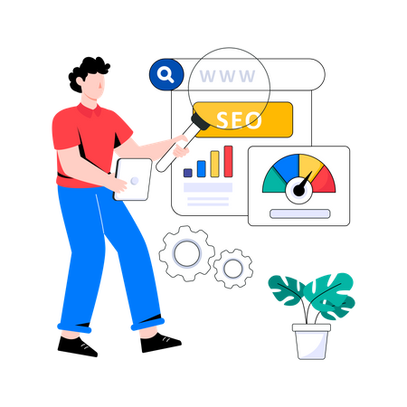 Search Engine Optimization  Illustration