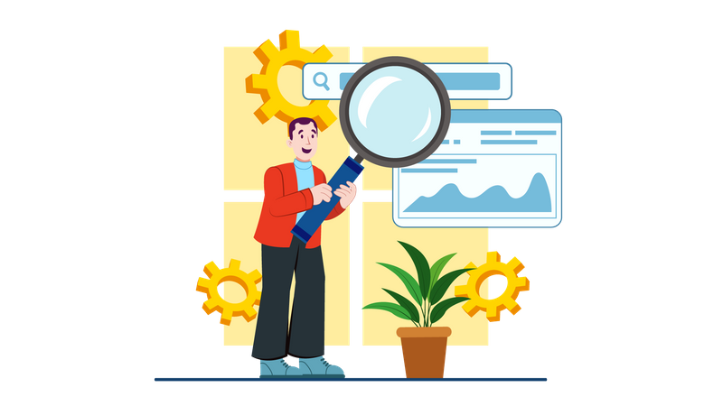 Search engine optimization  Illustration