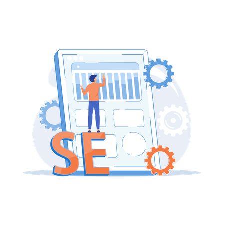 Search engine optimization  Illustration
