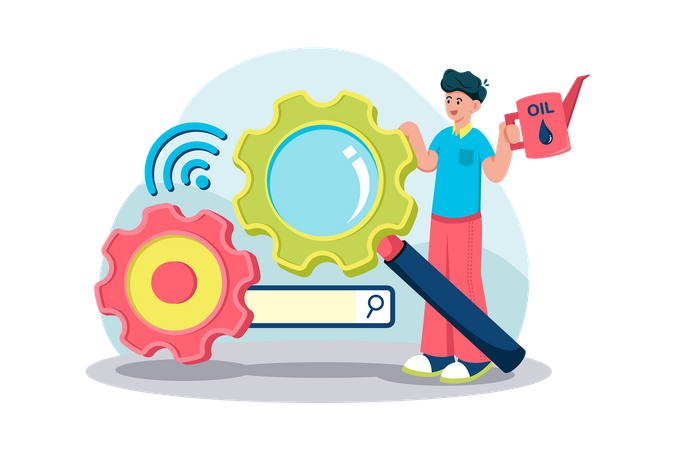 Search Engine Optimization  Illustration