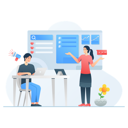 Search Engine Optimization  Illustration