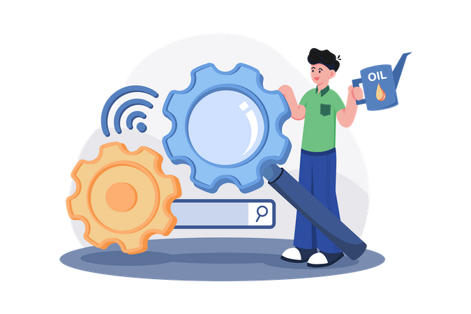 Search Engine Optimization  Illustration