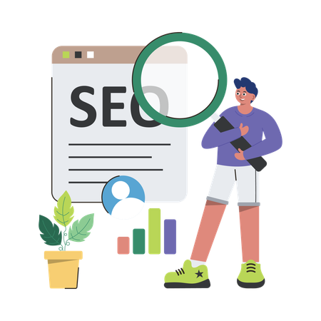 Search Engine Optimization  Illustration