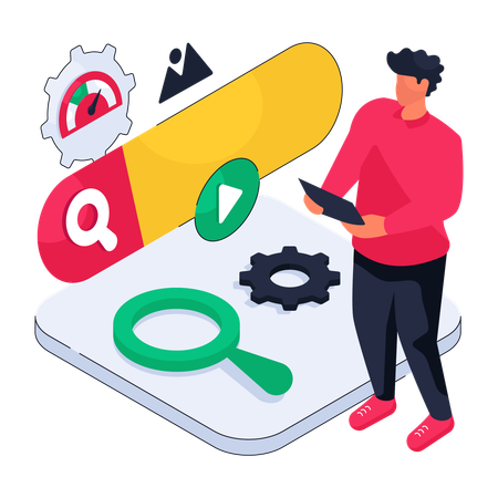 Search Engine Optimization  Illustration