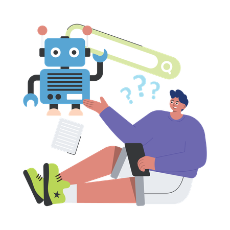 Search Engine Robots  Illustration