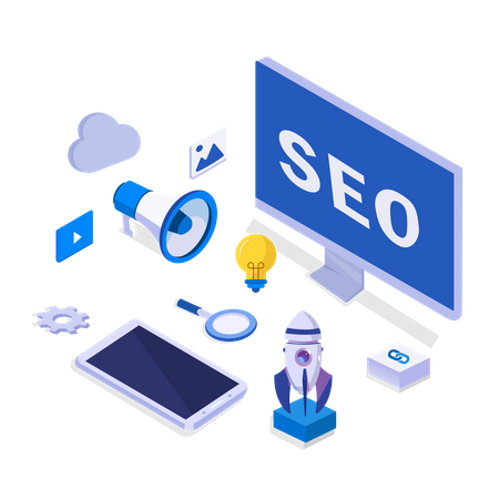 Search Engine Visibility  Illustration