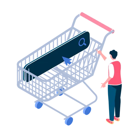Search for product Illustration