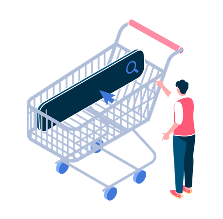 Search for product  Illustration