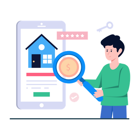 Search Home  Illustration