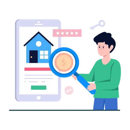 Search Home  Illustration