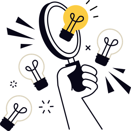 Search idea  Illustration