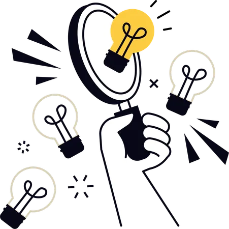 Search idea  Illustration