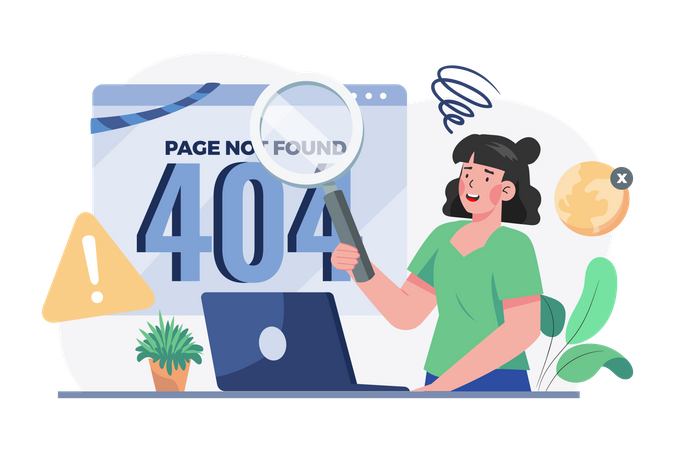 Search Not Found  Illustration