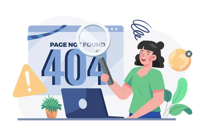 Search Not Found Illustration