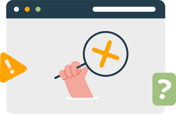Search Not Found  Illustration