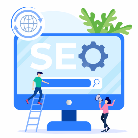 Search optimization  Illustration