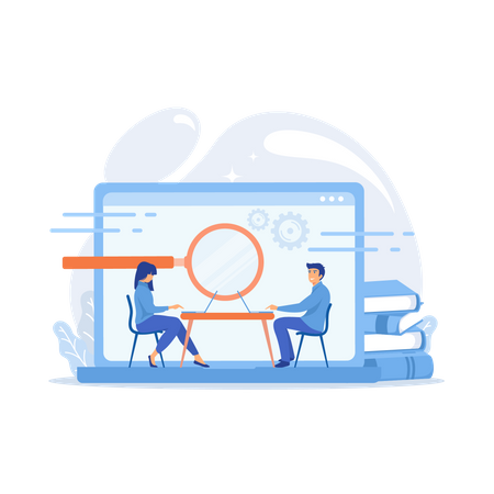 Searching Information  Illustration
