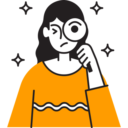 Searching product  Illustration