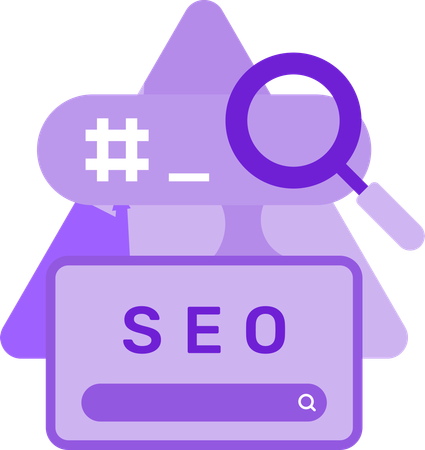 Searching Trending Keyword  Illustration