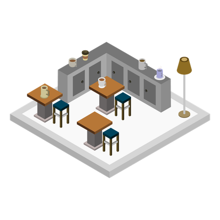 Seating space  Illustration