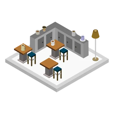 Seating space  Illustration