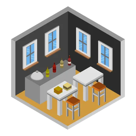 Seating space  Illustration