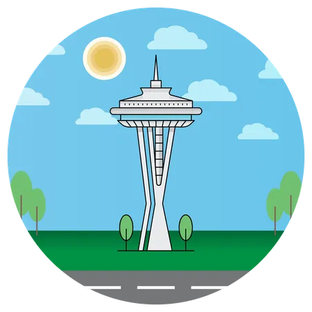 Seattle Washington  Illustration