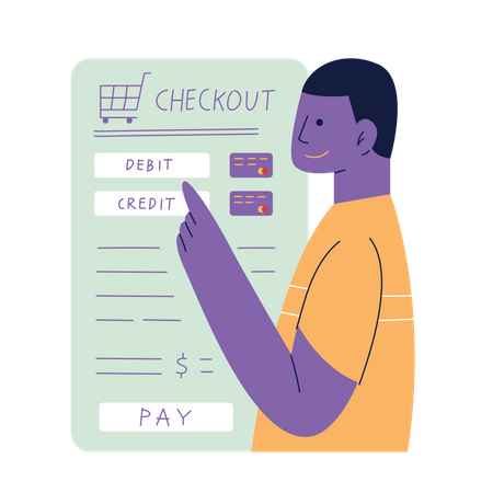 Secure and Effortless Payment Process with Multiple Options  イラスト