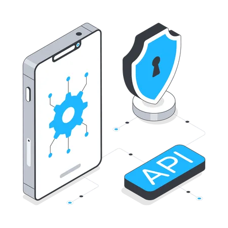 Secure API  Illustration