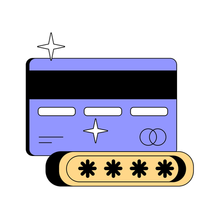 Secure Card  Illustration