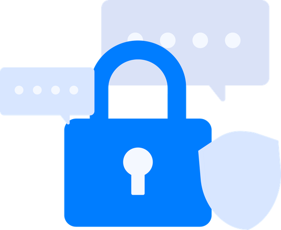 Secure code with Shield security  Illustration