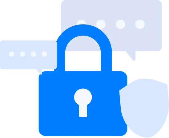 Secure code with Shield security  Illustration