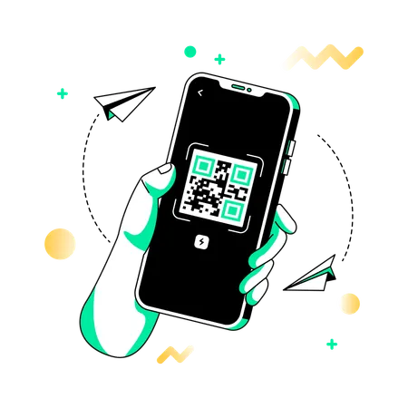 Secure Data Transmission Using QR Codes  Illustration