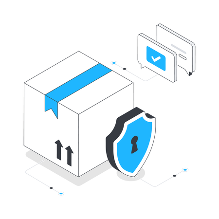 Secure Delivery  Illustration