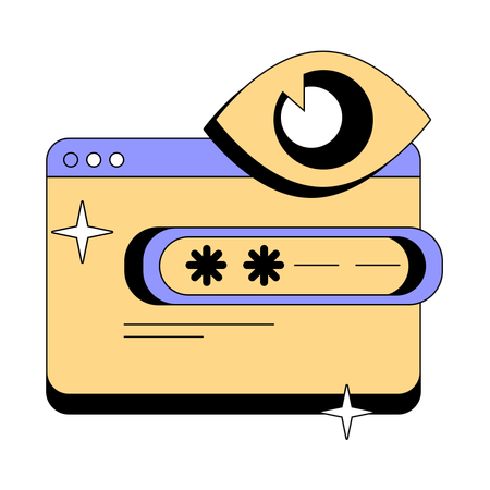 Secure Desktop Lock  Illustration