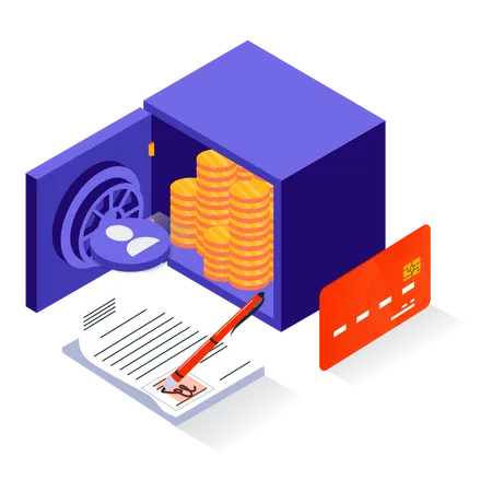 Secure financing  Illustration